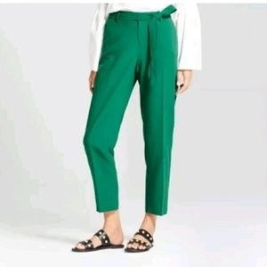 A New Day Ankle Staight Leg With Tie Waist Size S